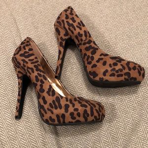 Leopard heels